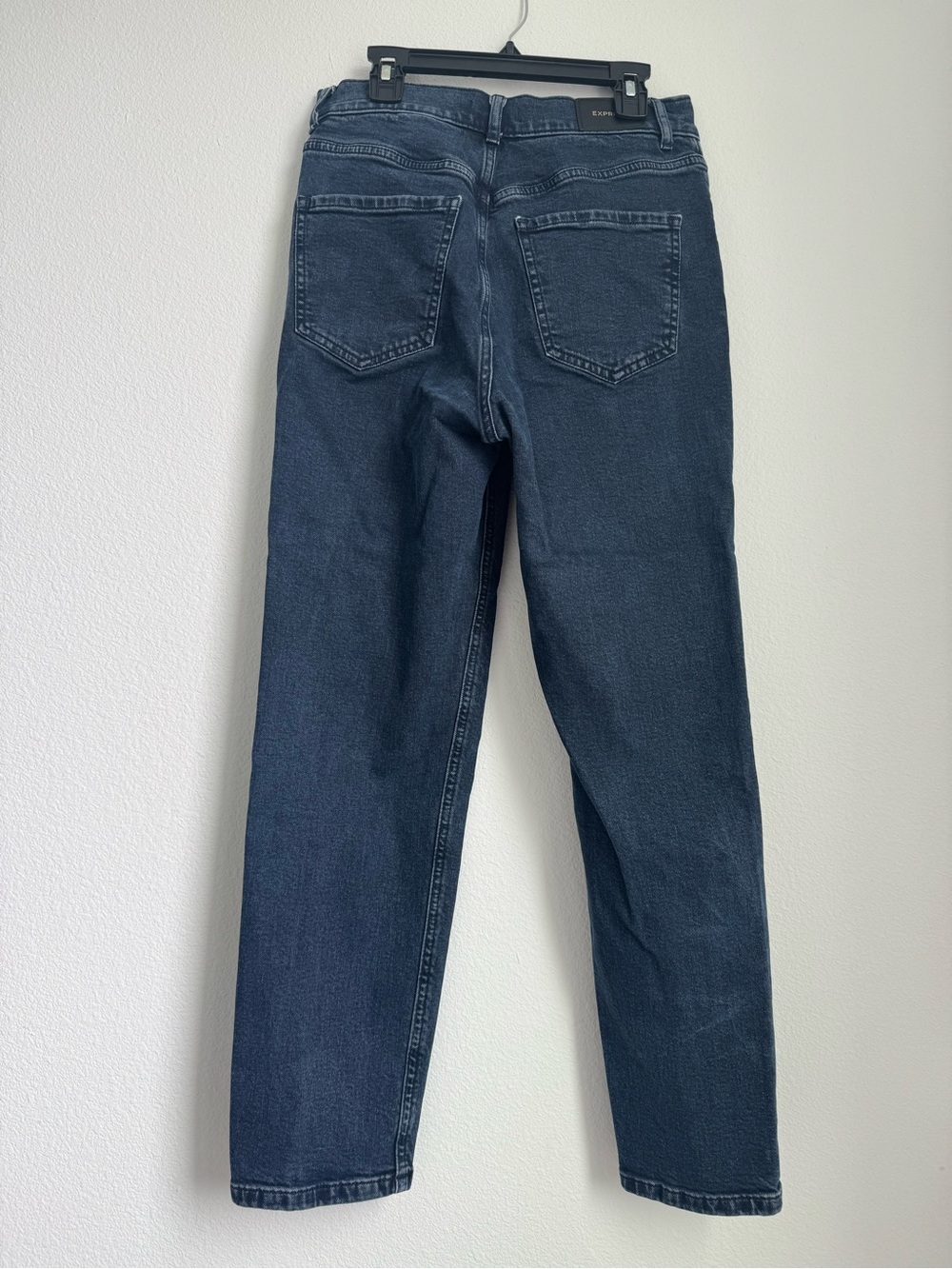 Express High-Rise Dark Blue Women's Jeans - Picture 2 of 4
